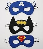 Superhero mask Avengers Children's kids mask Spider-Man, Iron Man, Captain America, Superman, Bat Gi | Amazon (US)