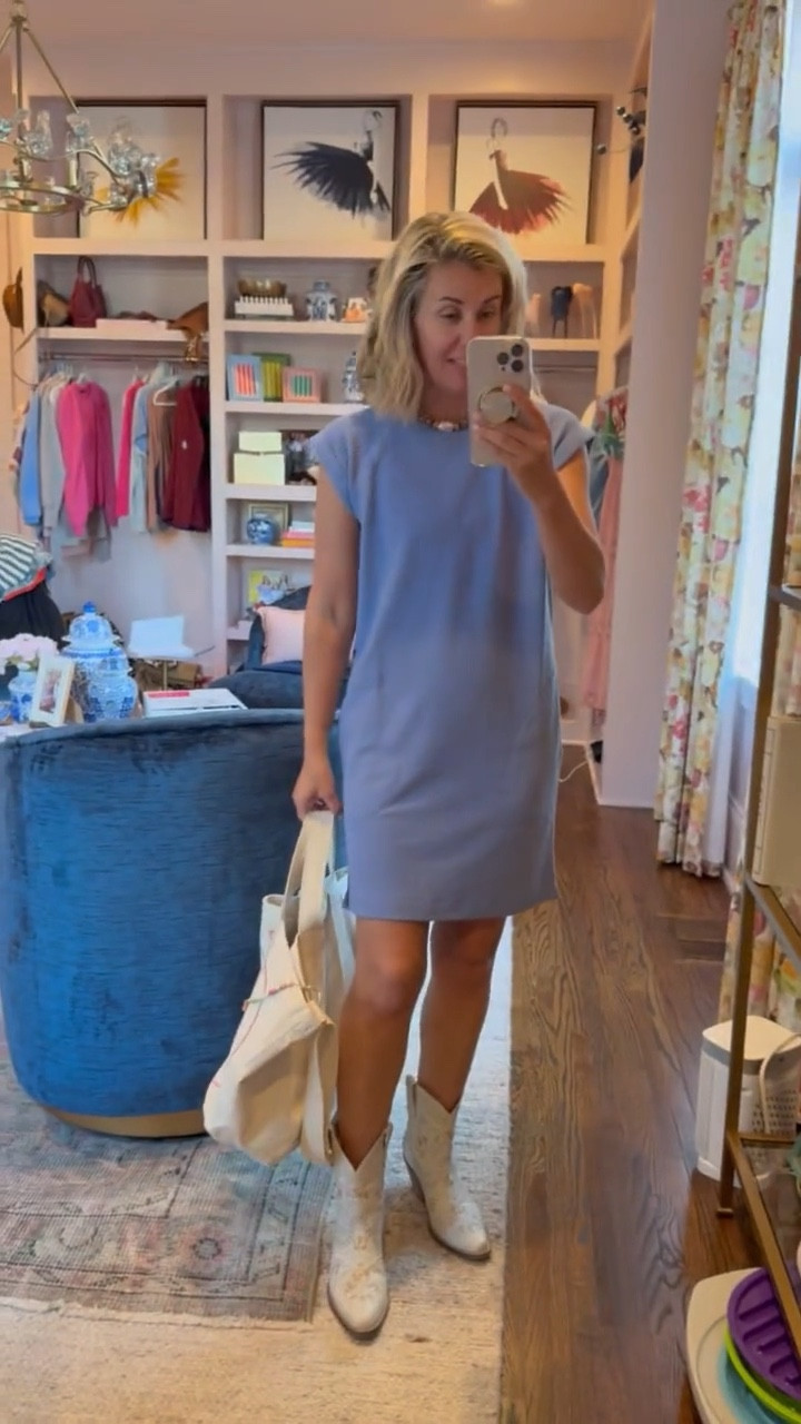 This new t-shirt dress from Lilla P is a fav already. This is the type of dress that you throw on and wear 1 million ways. 
Use my code CMLP15 for 15% off 
Dress - xs 
Boots - 8
Tote - large 

#LTKOver40 #LTKmomlife #LTKdayinmylife