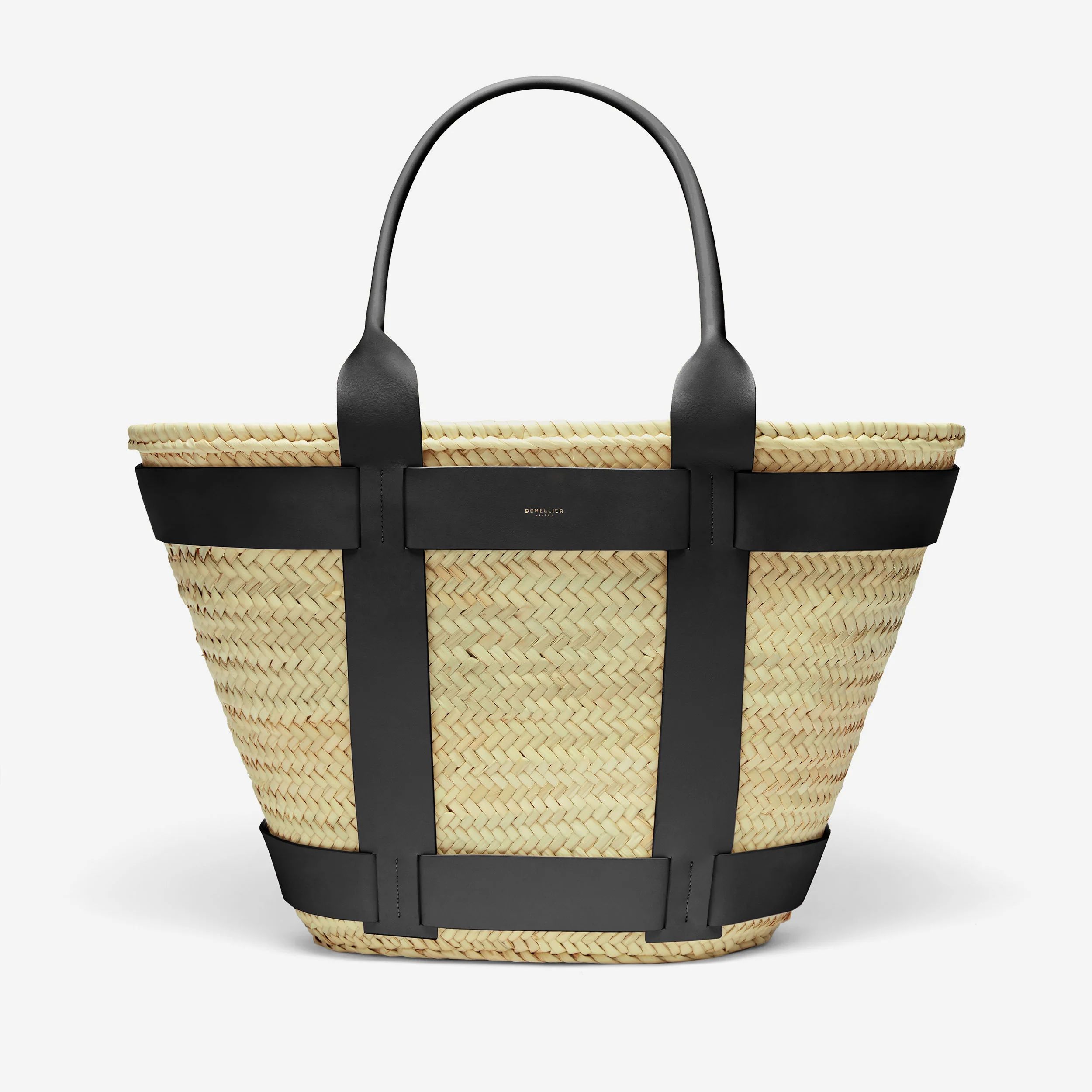 The Maxi Santorini | Natural Basket Natural Smooth | DeMellier | DeMellier