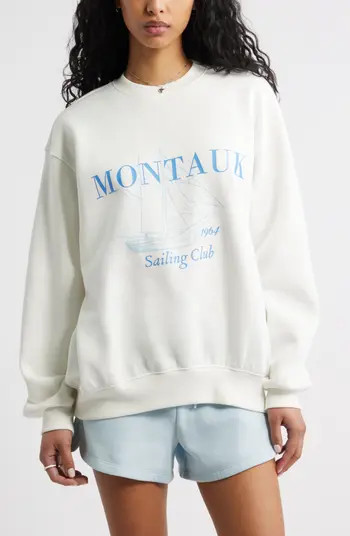 Oversize Crewneck Graphic Sweatshirt | Nordstrom