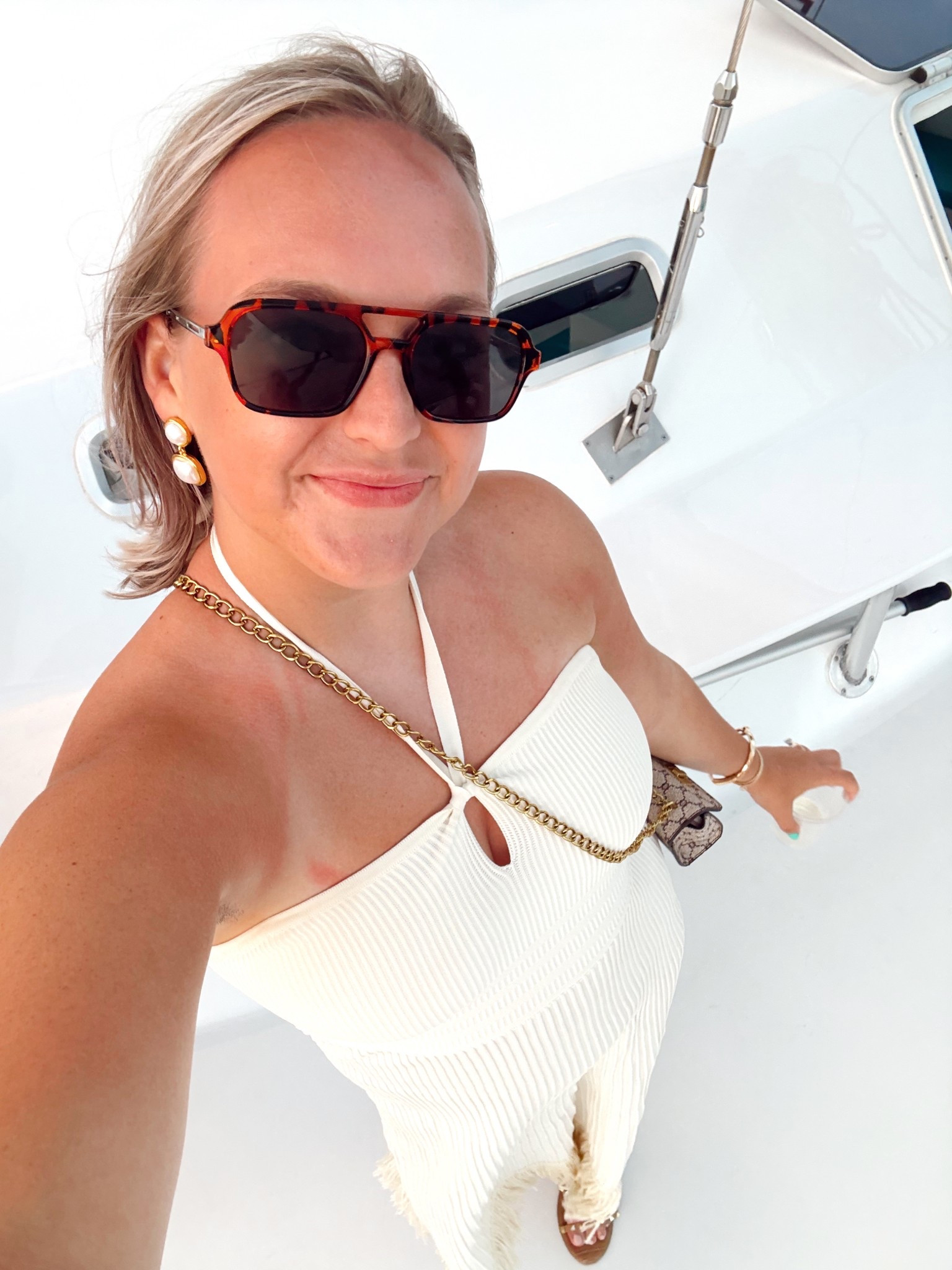 Boat outfit 🛥️ this dress from express is my EVERYTHING 💖

#LTKTravel #LTKStyleTip #LTKPetite