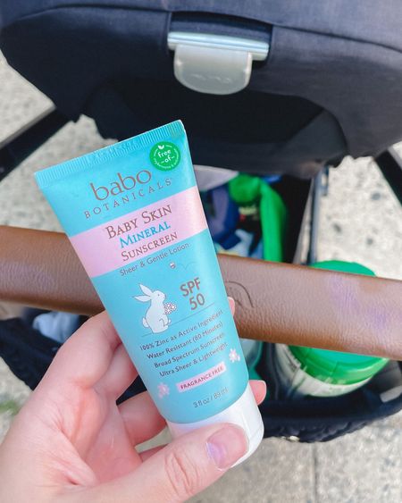 Baby mineral sunscreen, water resistant, ewg-verified. 

#LTKkids #LTKbaby #LTKfamily