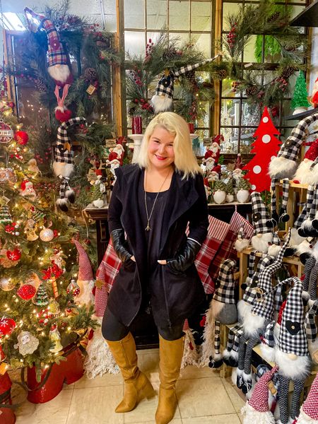Obsessed with this jacket from Blanc Noir. So chic, while being comfy! Fit is true to size!

#LTKSeasonal #LTKHoliday #LTKcurves