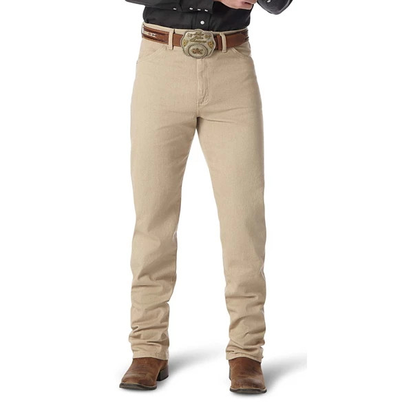 Men's Wrangler Cowboy Original Straight Jeans 36 Tan | Scheels
