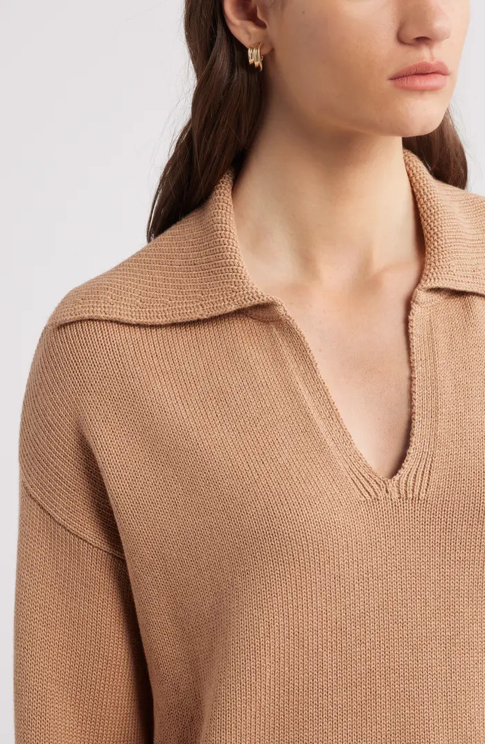 Stripe Cotton & Cashmere Sweater | Nordstrom