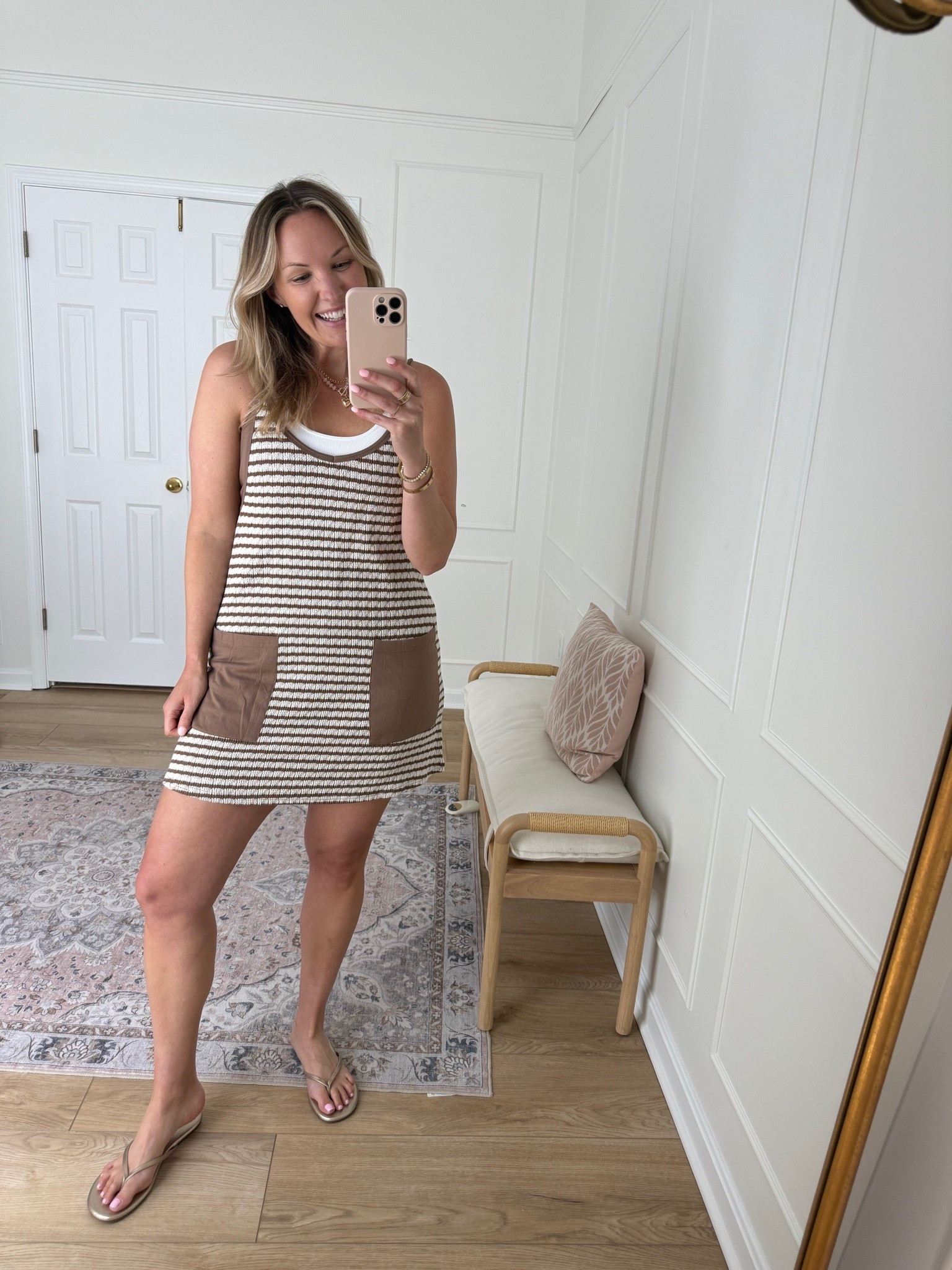 Athletic dress - wearing a med