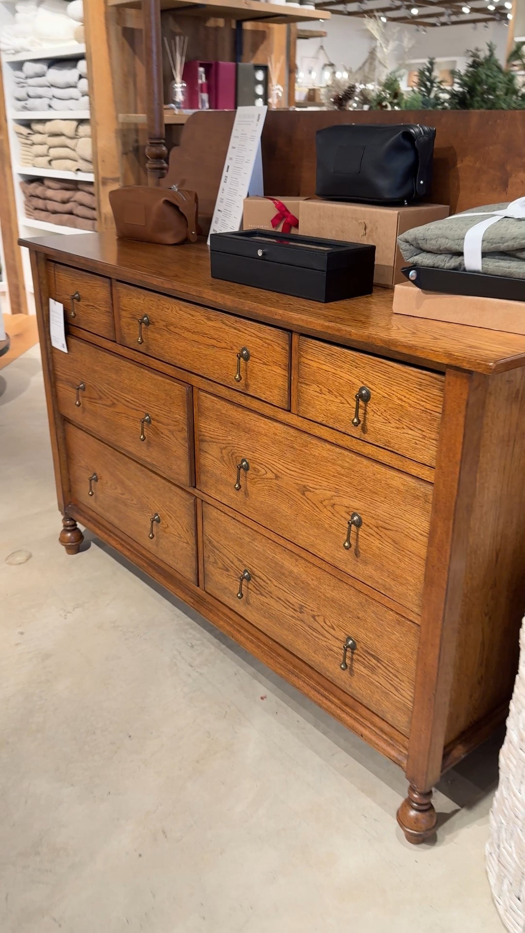 Classic, storied, and beautifully made! 😍The Summerville 7-Drawer Dresser from Pottery Barn feels like a true heirloom piece, finished in a warm Tuscan Brown that mimics the patina of an antique. 🤎 The solid wood craftsmanship and generous storage make it as functional as it is timeless—perfect for adding depth and character to a bedroom. I’ve linked this piece along with more heritage-style wood furniture to shop! ✨ #PotteryBarn #ClassicHomeDecor #Dresser

#LTKHome #LTKSaleAlert