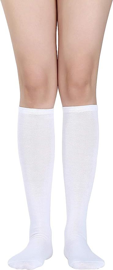 Amazon.com: Women Knee Socks High Socks High Thigh Stockings for Cosplay, Halloween, Party, Daily... | Amazon (US)