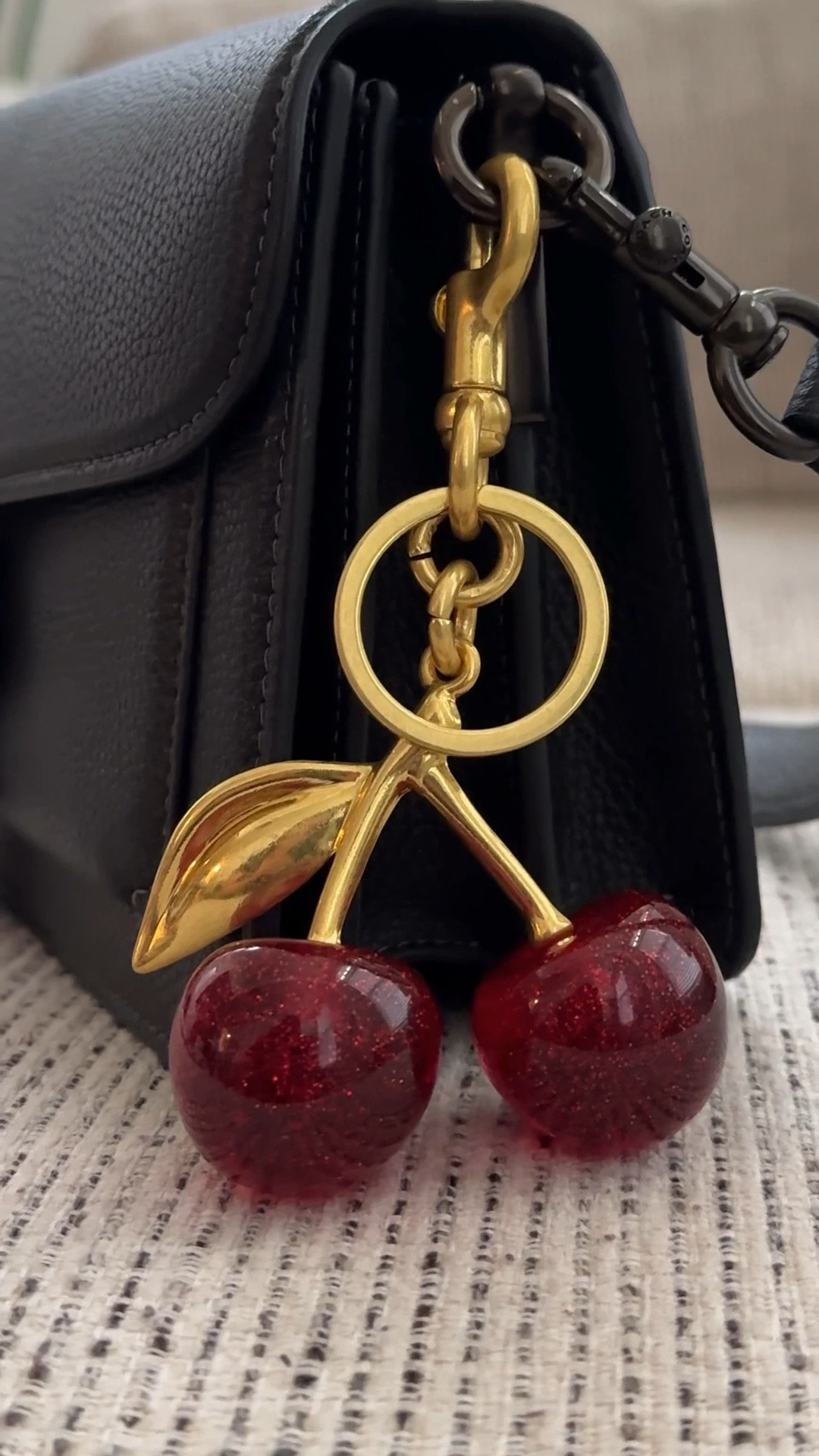 Affordable cherry bag charm! Looks exactly like coach but less than $10!! 

#LTKItBag #LTKFindsUnder50 #LTKStyleTip