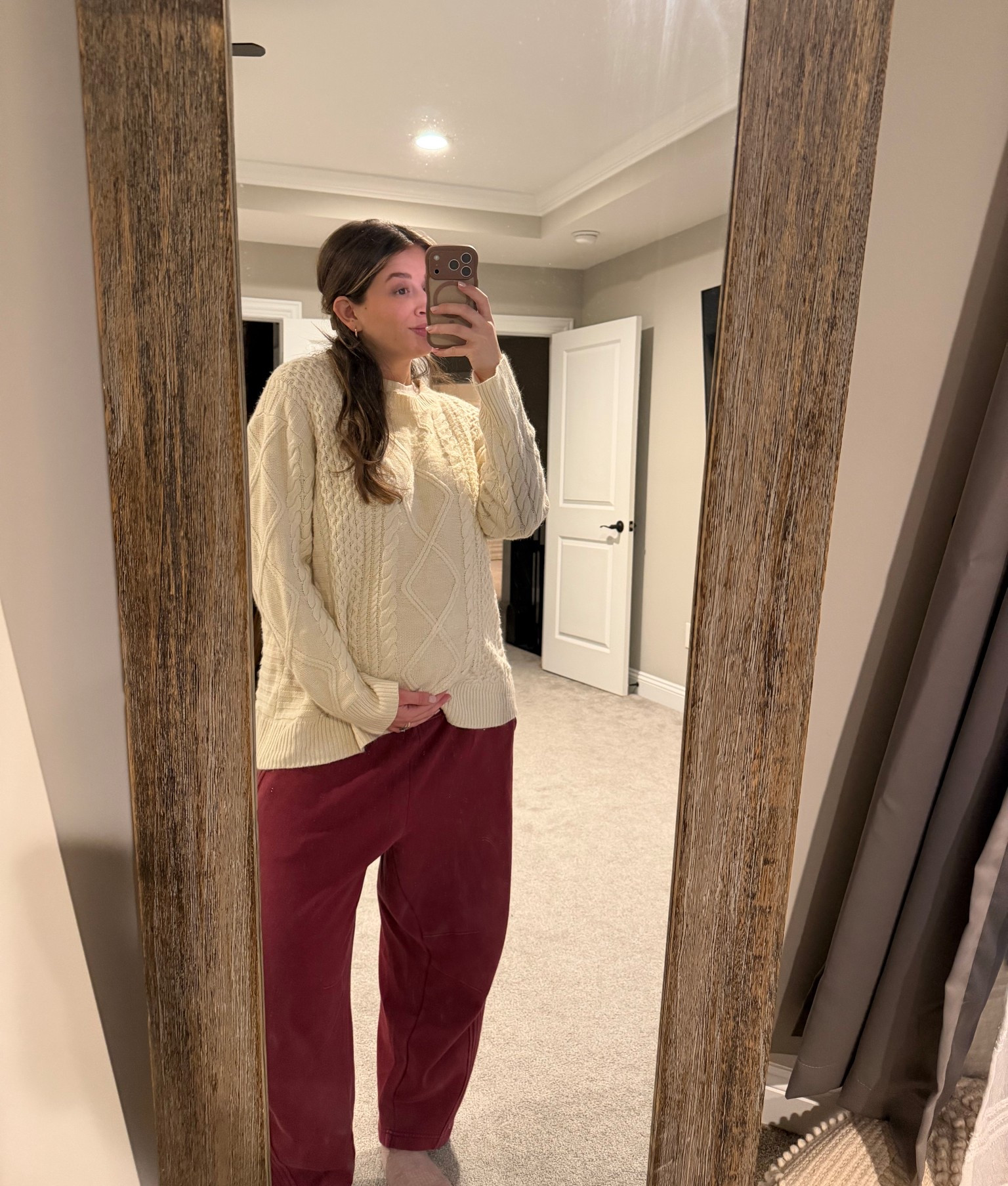 Comfy fit but also cute and bump friendly 🫶🏼

#LTKootd #LTKBump #LTKmomlife