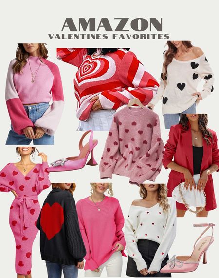 Amazon Valentine’s Day sweater/ Valentine’s Day outfits 

#LTKfindsunder50 #LTKsalealert #LTKSeasonal