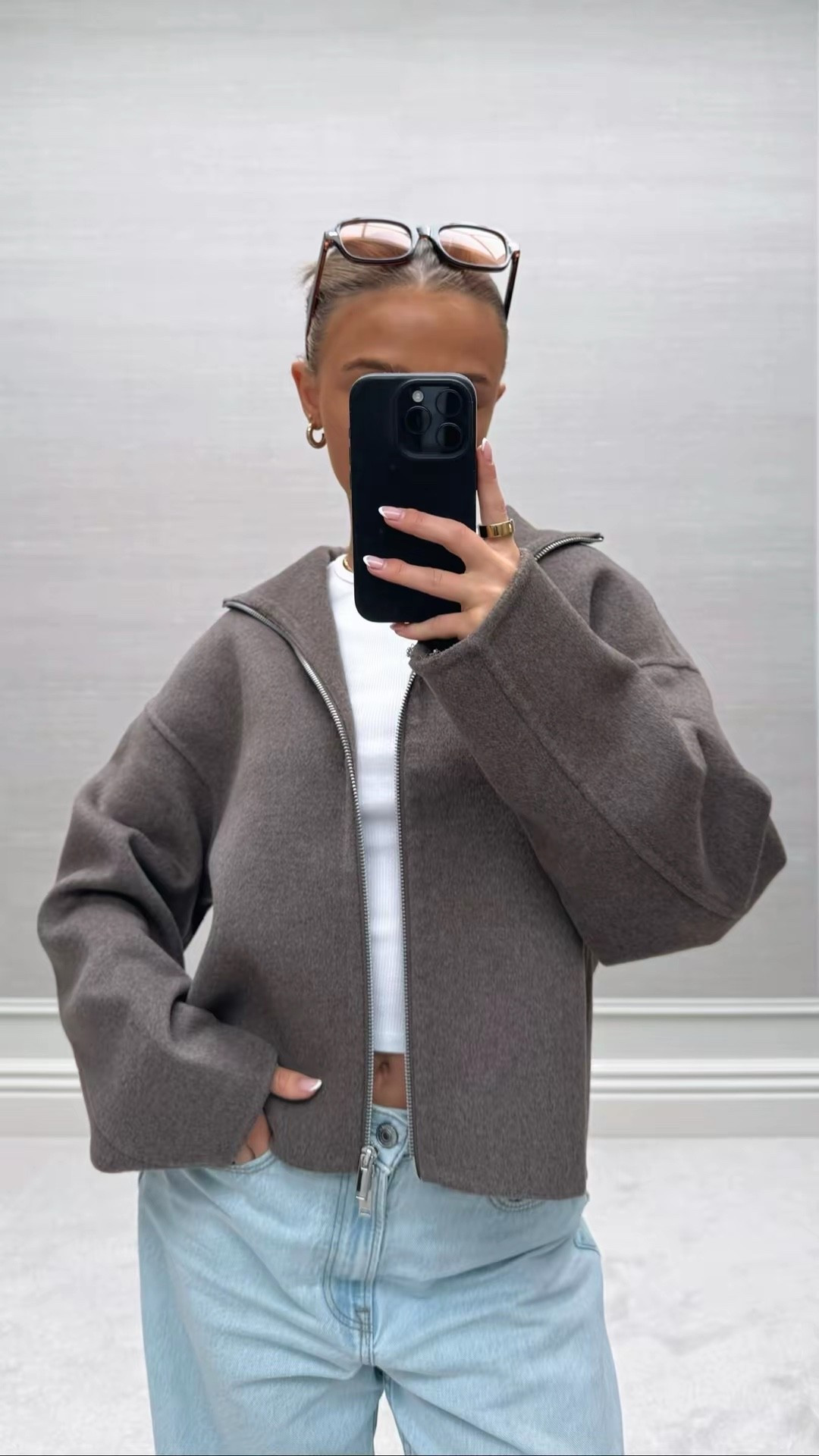 very similar brown zara jacket !!✨

Pinterest style outfit inspo ideas bomber jacket zip up work spring summer TikTok casual easy basic neutral ootd wishlist faves petite zip up zara soft brown mole jacket bomber 

#LTKUK #LTKspring #LTKhaul