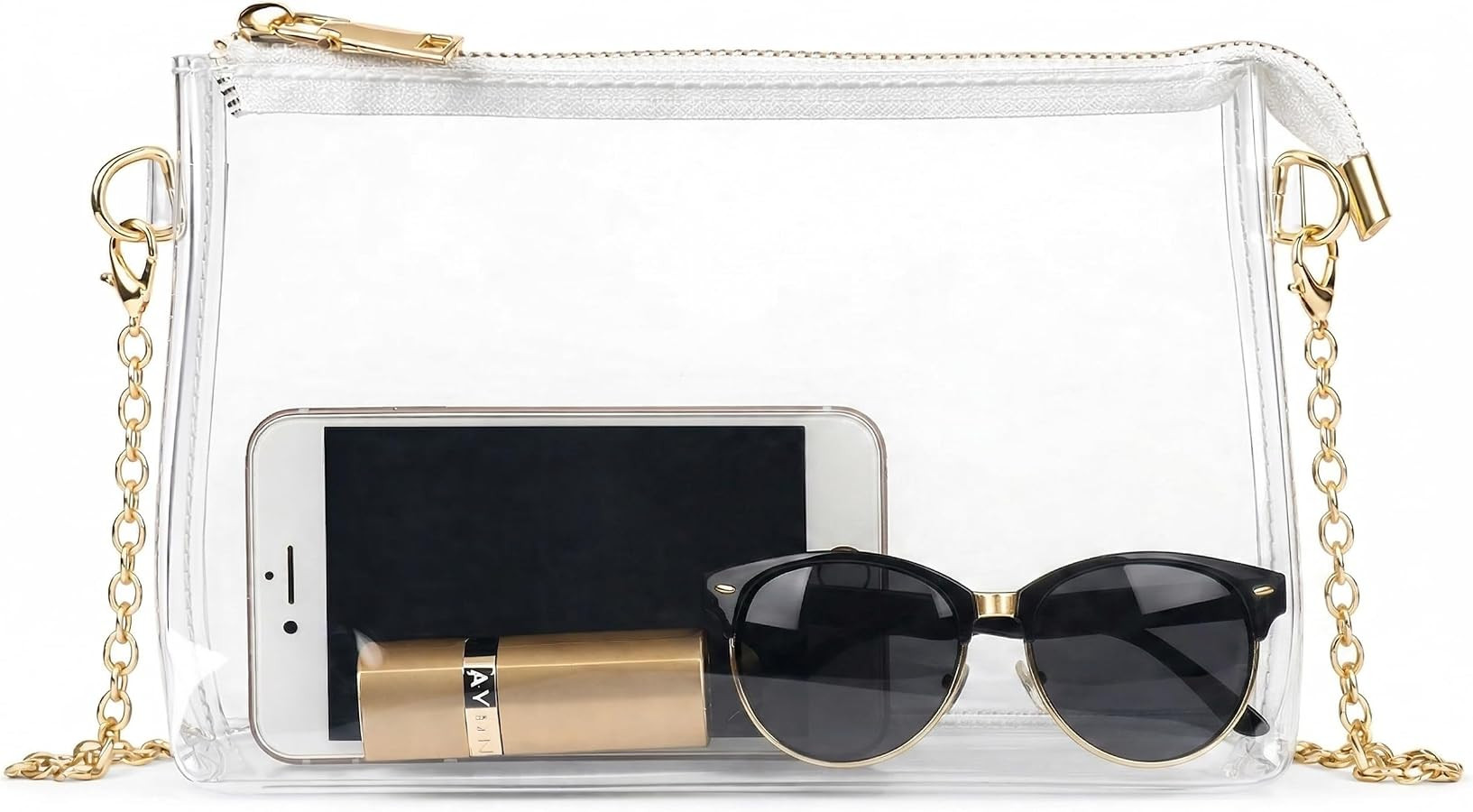 Lorbro Clear Purse for Women, Stadium Approved Crossbody Bag for Concert | Amazon (US)