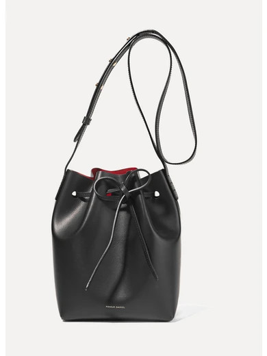 Mansur Gavriel - Mini Leather Bucket Bag - Black | NET-A-PORTER (UK & EU)