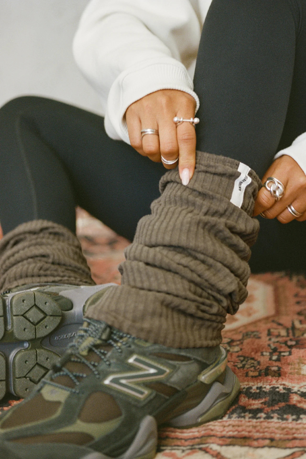 Leg Warmers - Army Luxe Knit | Joah Brown