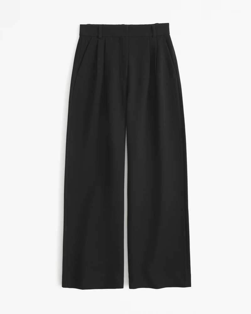 Women's A&F Sloane Tailored Cropped Pant | Women's New Arrivals | Abercrombie.com | Abercrombie & Fitch (US)