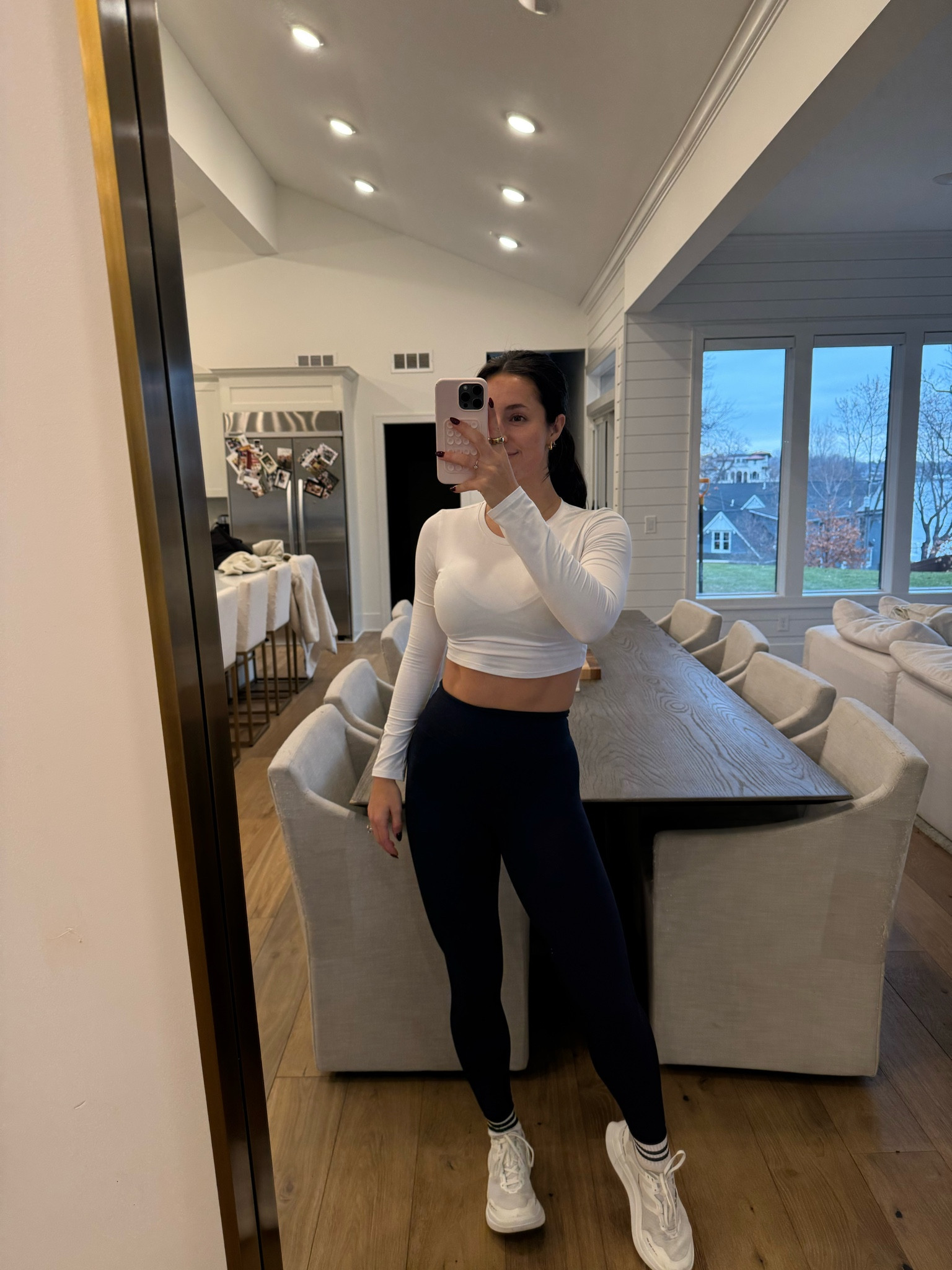 Workout fit in my fav influencers collab with gym shark!!! I’m obsessed with this set and I love a little shirt as I get warm and head to the gym vs straight sports bra 

#LTKStyleTip #LTKShoeCrush #LTKFitness