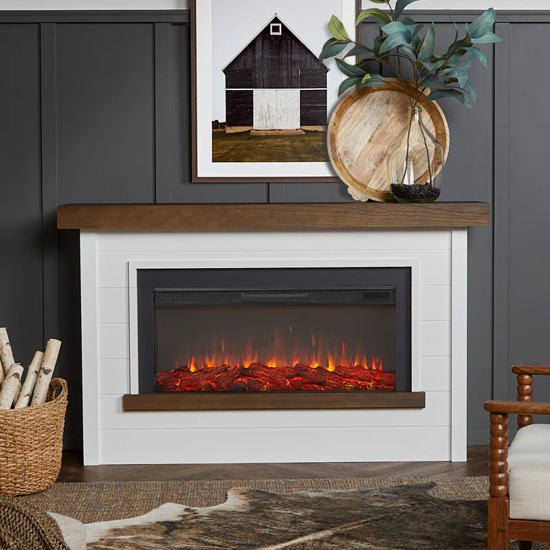 Real Flame Bernice 65" Landscape Electric Fireplace by Real Flame & Reviews | Wayfair | Wayfair North America