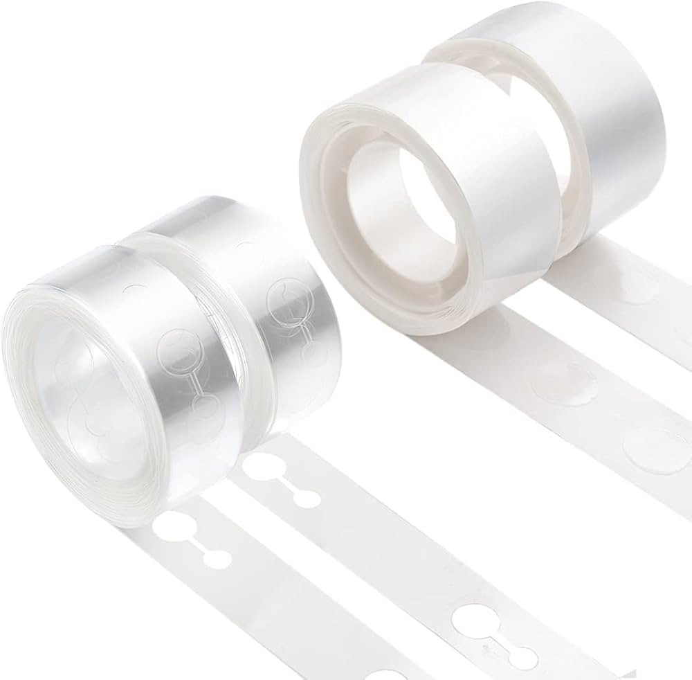 Amazon.com: Balloon Arch Decorating Kit - 2 Rolls Tape Strips and Glue Dots for Garlands, Party a... | Amazon (US)
