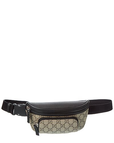 Large GG Supreme Canvas & Leather Belt Bag | Gilt & Gilt City