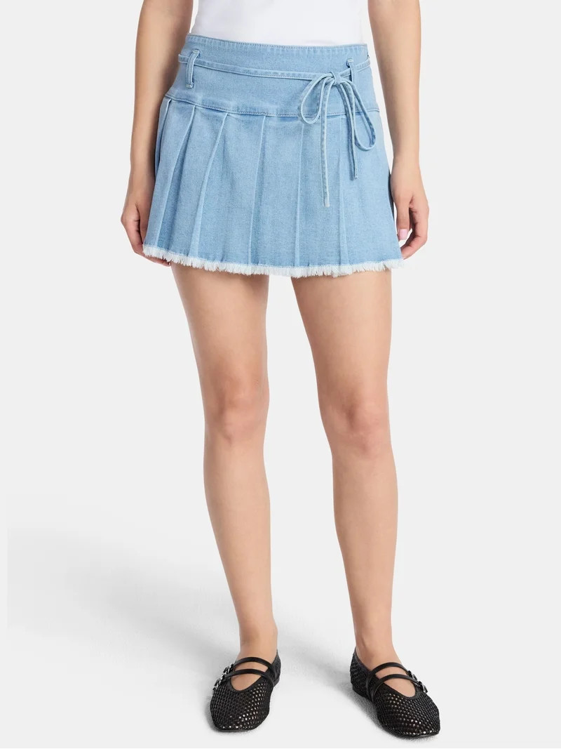 Madden NYC Women\u2019s Tie Front Skort, Sizes XXS-XXL | Walmart (US)