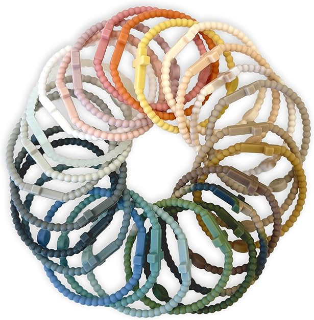 Ryan & Rose Jesus Bracelets - Cross Silicone Bracelet | Amazon (US)