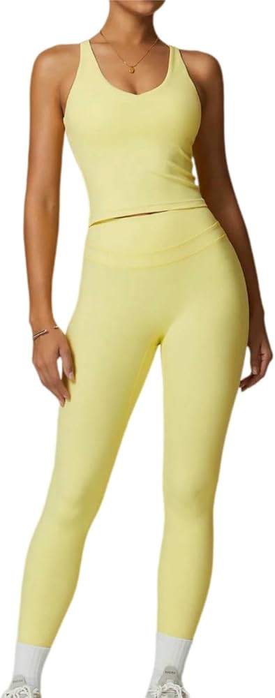 Sportswear Suit Women Sportswear Yoga Set Sportswear Suits Fitness Bra Gym Leggings Clothes | Amazon (US)