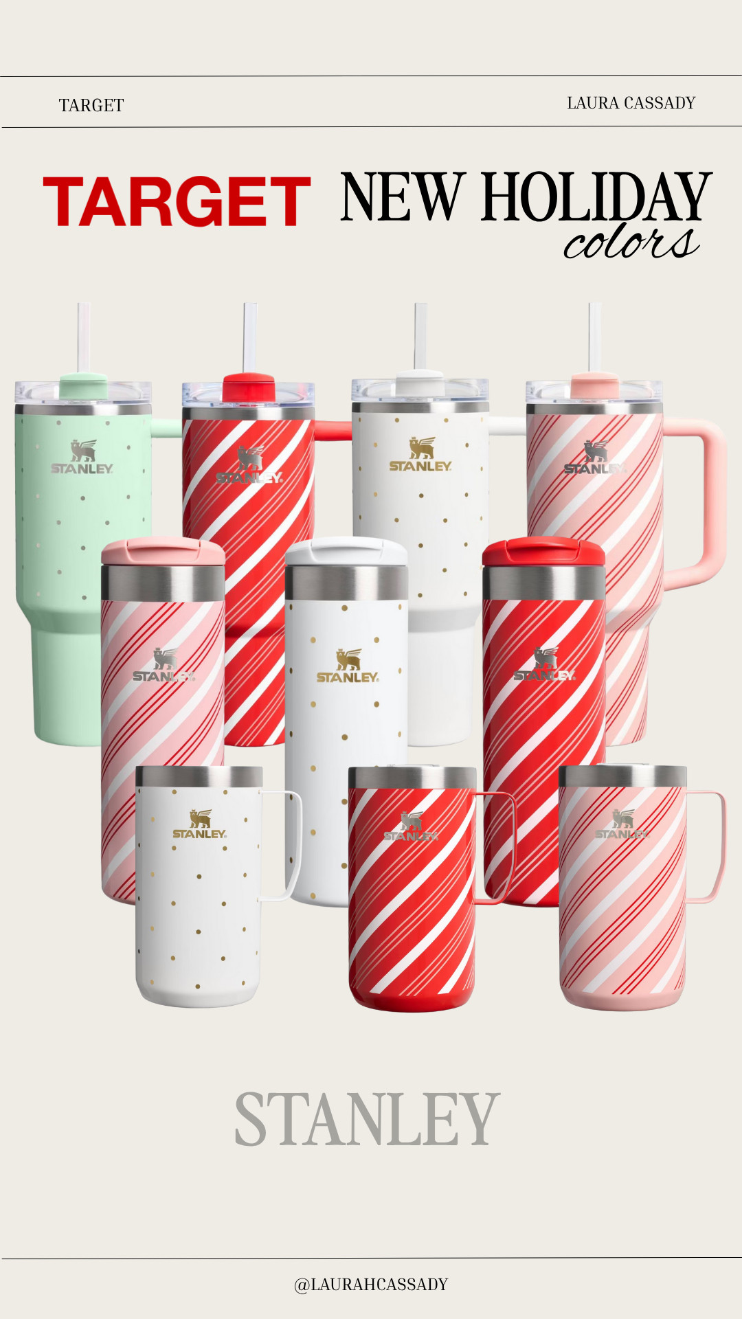 Holiday mugs just dropped 🎄✨ The cutest seasonal colors — think candy cane stripes, soft mint, and festive gold! Perfect for cozy drinks, gifting, or keeping your coffee warm on the go this winter. 

 #HolidayCups #WinterFavorites #FestiveDrinks #GiftGuide #HolidaySeason #CozyVibes #LTKHoliday #DrinkwareGoals #WinterStyle #LTKHoliday #LTKSeasonal #LTKTall