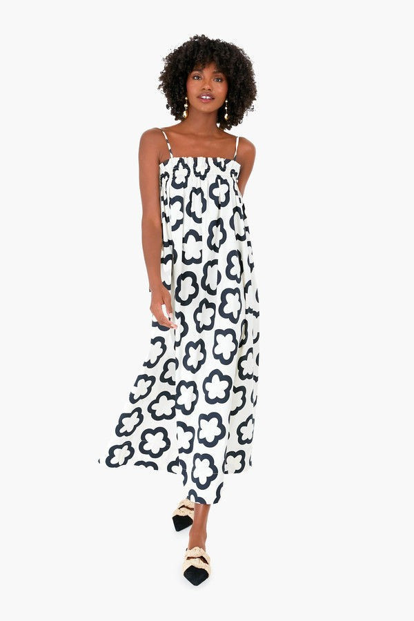 The Flower French Cream Ruffle Top Dress | Tuckernuck (US)