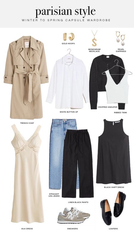 Winter to spring Parisian Style Capsule Wardrobe 

#LTKstyletip #LTKSeasonal #LTKfit