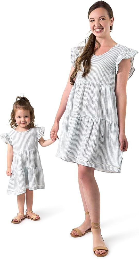 Modern Moments by Gerber Baby Girls' Mommy and Me Gauze Dress | Amazon (US)