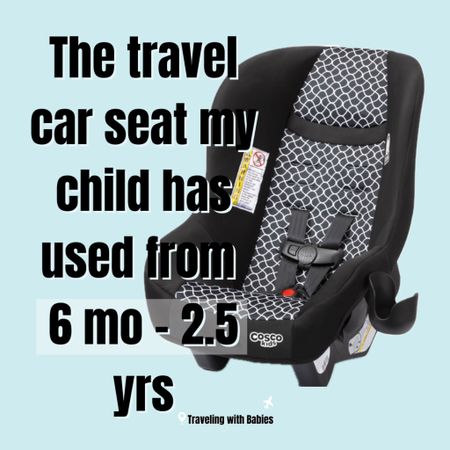 The travel car seat we’ve used with both our kids: Lightweight ⚖️, FAA approved ✈️, BUDGET FRIENDLY 💵, fairly narrow🫸🏻🫷🏻. Checked all the boxes ✅

#LTKfamily #LTKbaby #LTKtravel