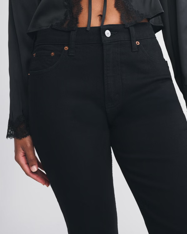 Curve Love High Rise Bootcut Jean | Abercrombie & Fitch (US)