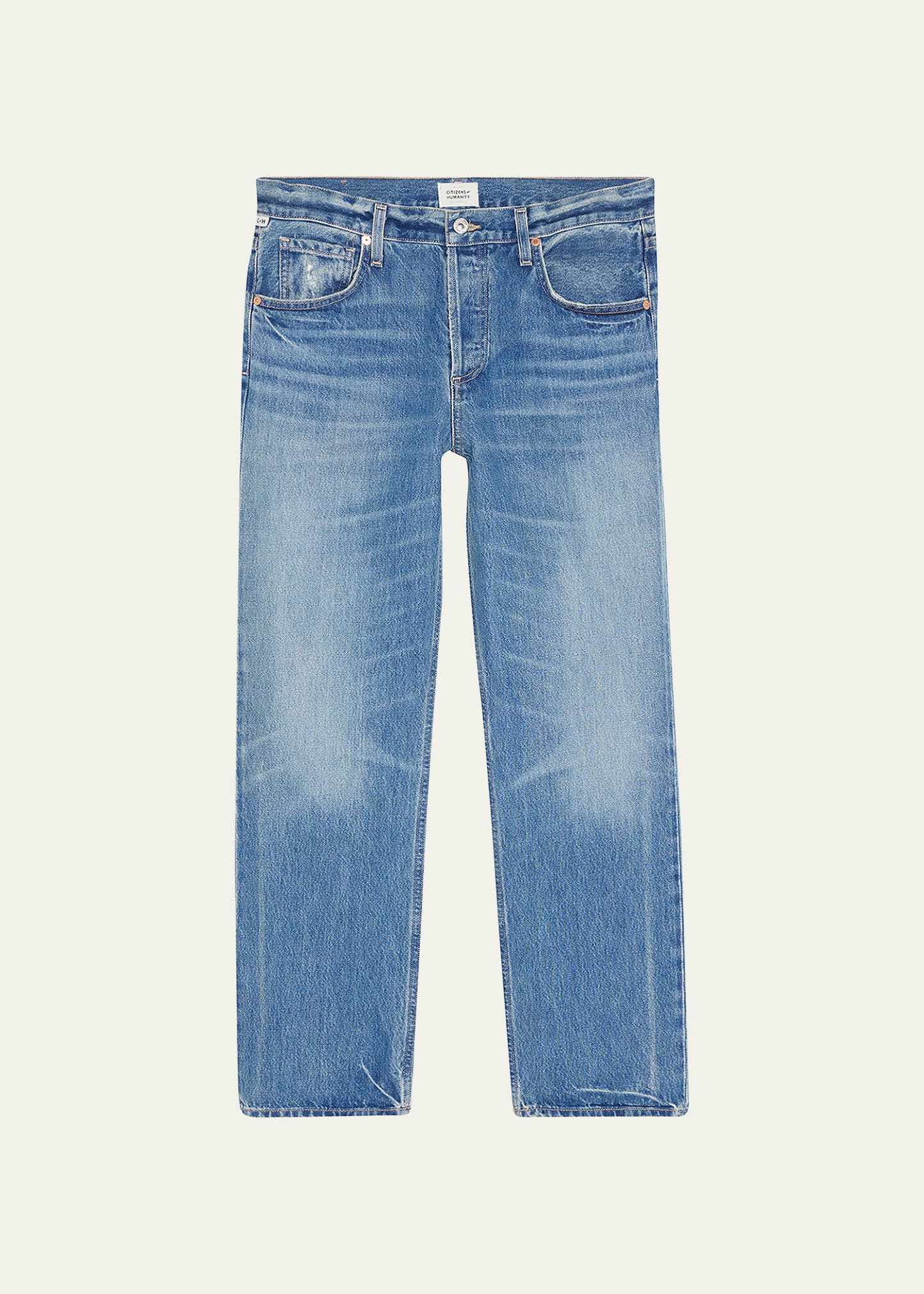 Citizens of Humanity Neve Low-Rise Cropped Straight Jeans | Bergdorf Goodman