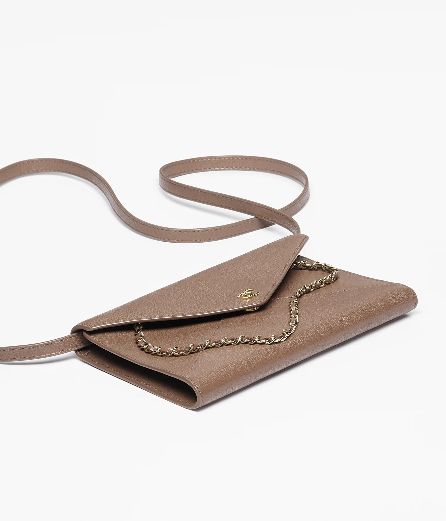 Clutch with Leather Strap - false,  &mdash; Fashion | CHANEL | CHANEL | Chanel, Inc. (US)