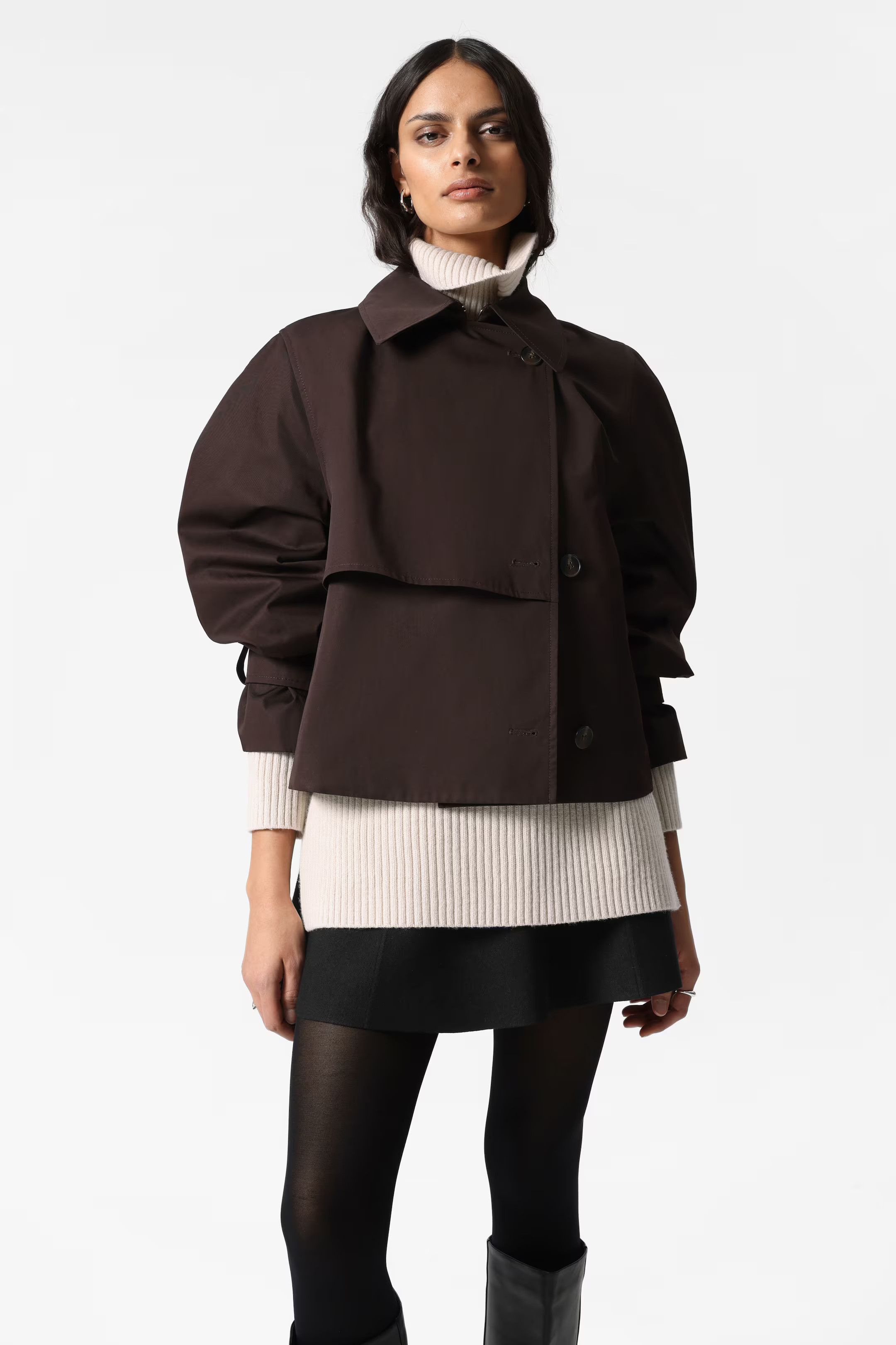 Short Trench Coat Jacket | H&M (UK, MY, IN, SG, PH, TW, HK)