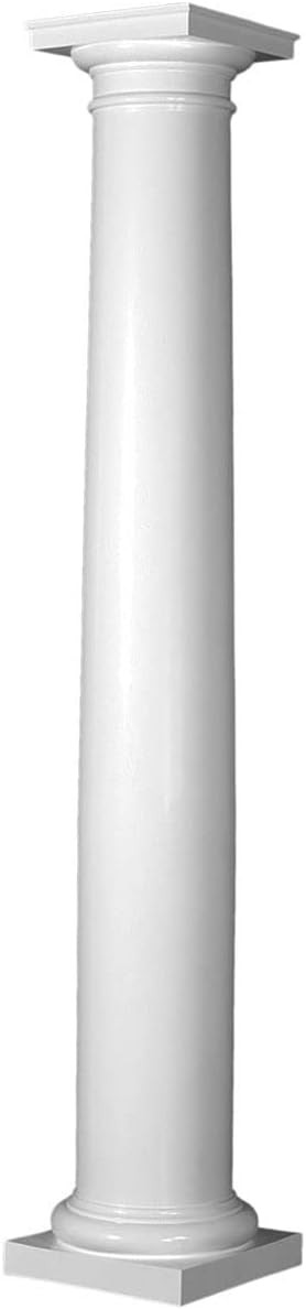 Ekena Millwork 10"Dia. x 8'H Endura-Stone Column, Round Shaft (FRP) w/True Entasis Taper, Tuscan ... | Amazon (US)