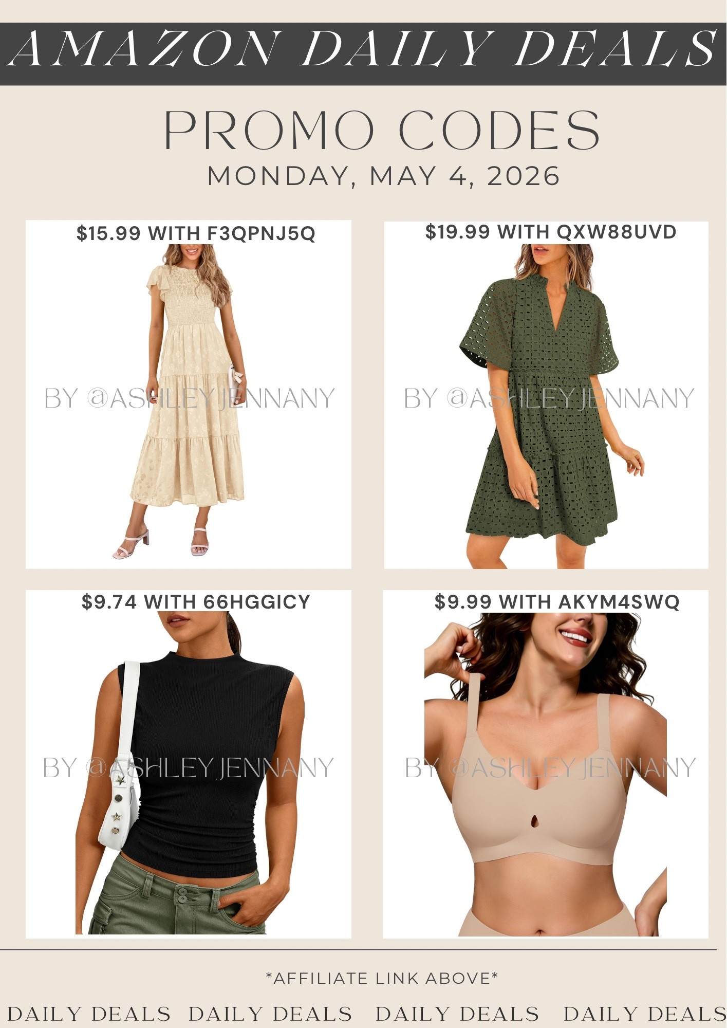 Amazon deals

#LTKSaleAlert #LTKootd #LTKMidsize