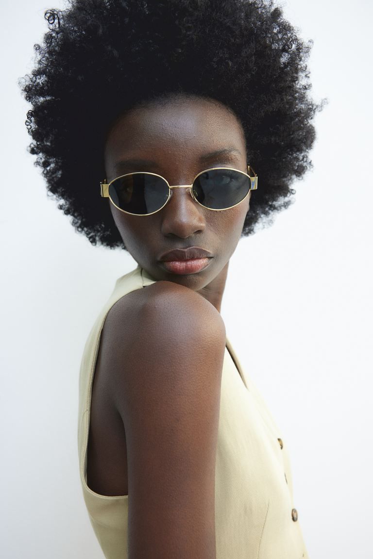 Polarized Sunglasses - Gold-colored - Ladies | H&M US | H&M (US + CA)