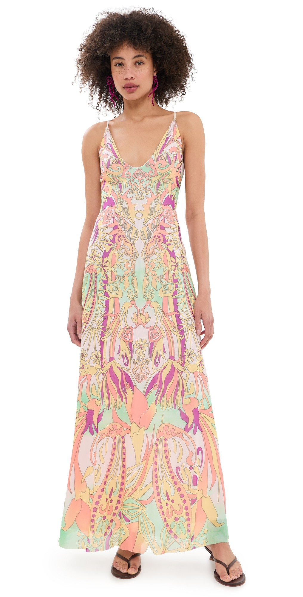 AFRM Romy Dress Vintage Swirl S | Shopbop