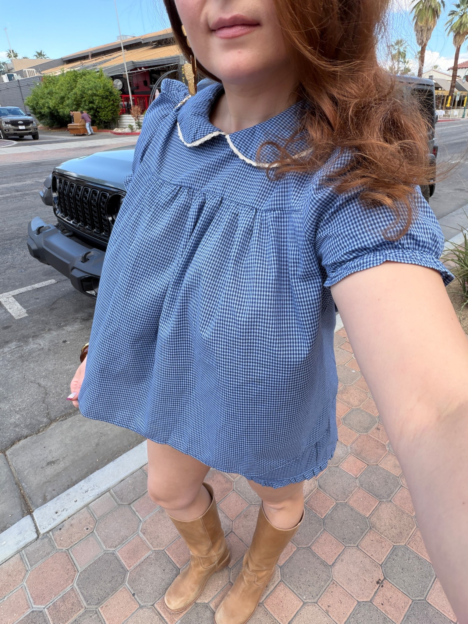 Gingham blue blouse and shorta set

#LTKMidsize #LTKmomlife #LTKSeasonal