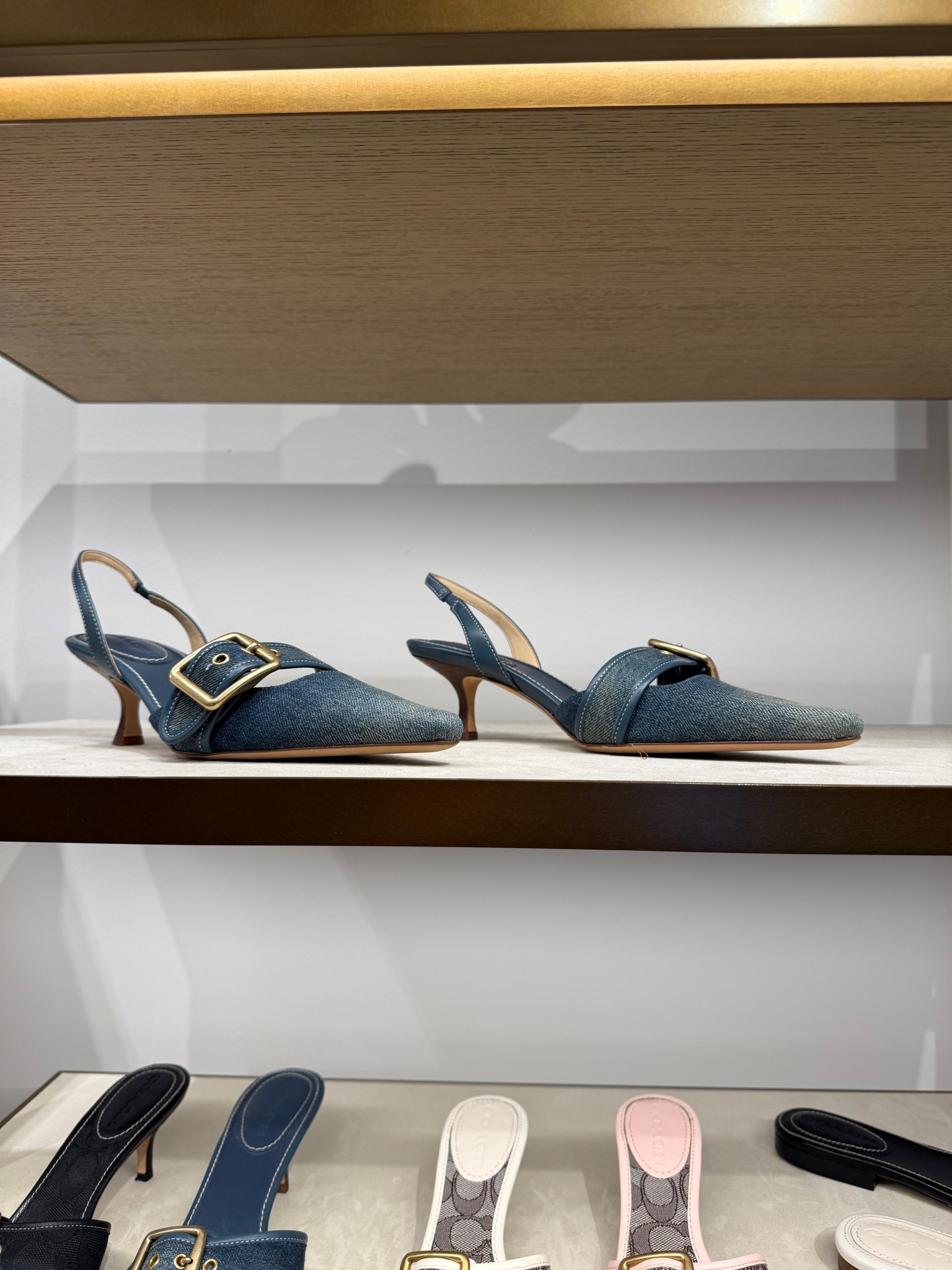 Obsessed with these heels from @Coach 

#LTKTravel #LTKdayinmylife #LTKmomlife