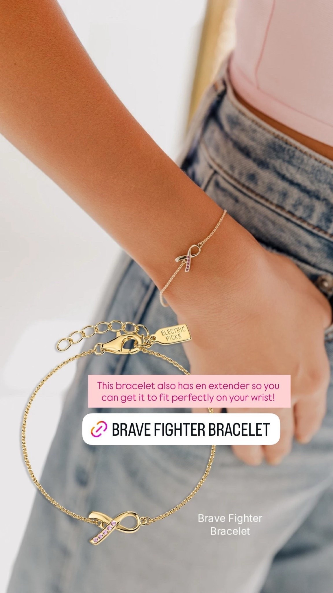 You can still get  my collaboration with Electric Picks for breast cancer awarenes! Incredibly proud of this collection and I hope you find a special piece for yourself or a loved one!

Makes such a great gift as well! 

Electric Picks is having 20% off select items + my bracelet & necklace set is on sale 🎀

#LTKGiftGuide #LTKFindsUnder100 #LTKHoliday