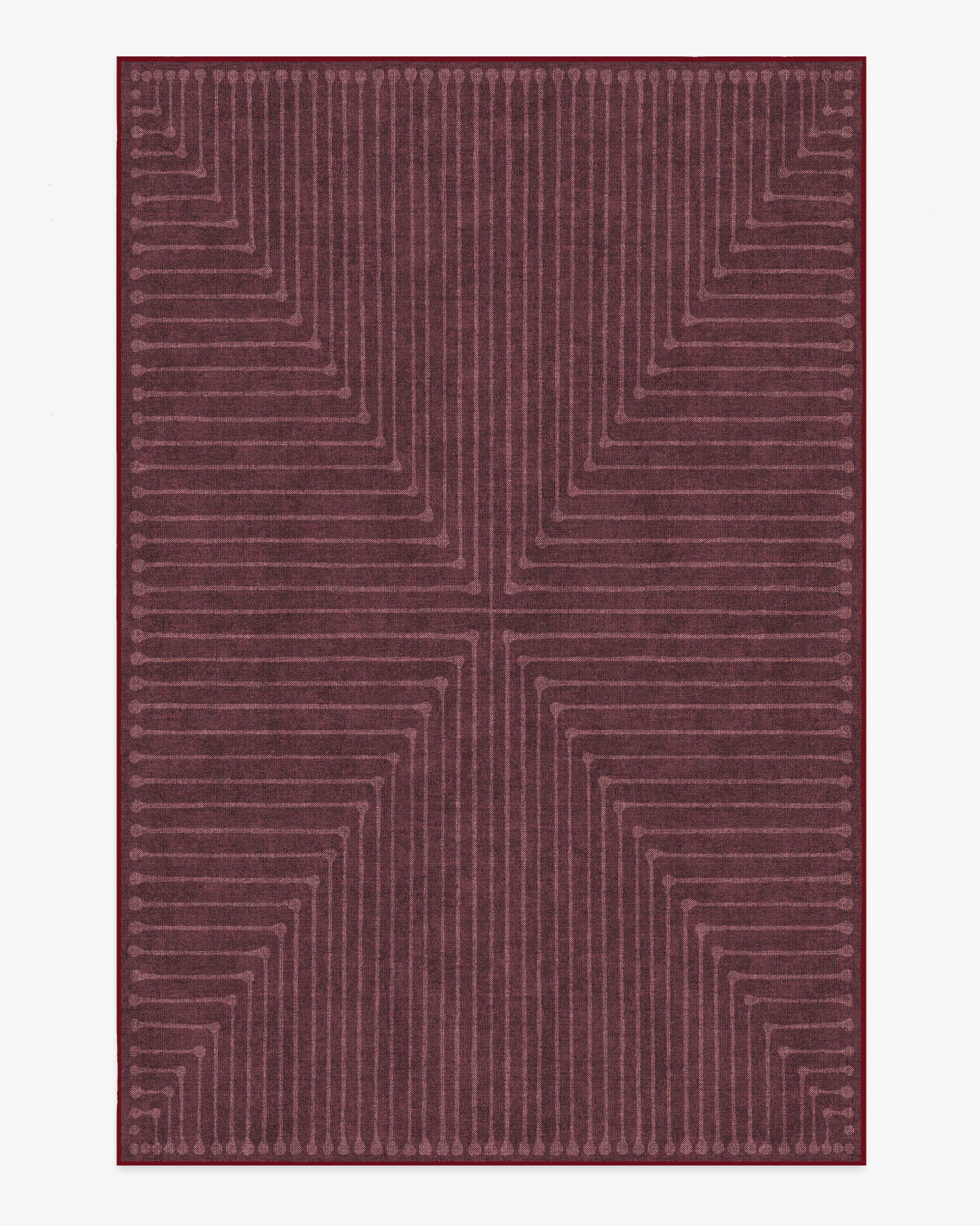 Inkdrop Burgundy Flatwoven Rug by Jonathan Adler | Ruggable US | Ruggable