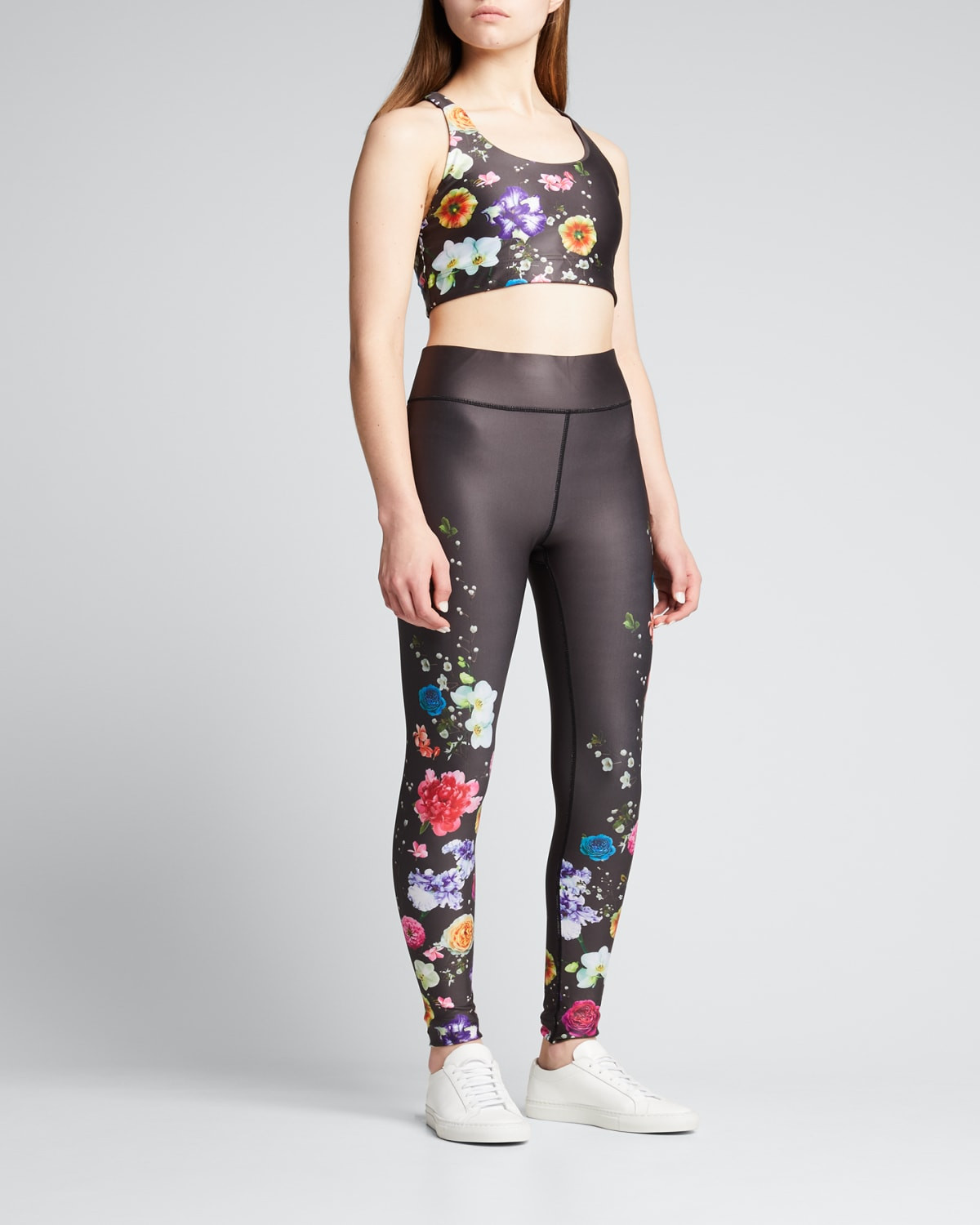 Fresh Floral DuoKnit Sports Bra | Bergdorf Goodman