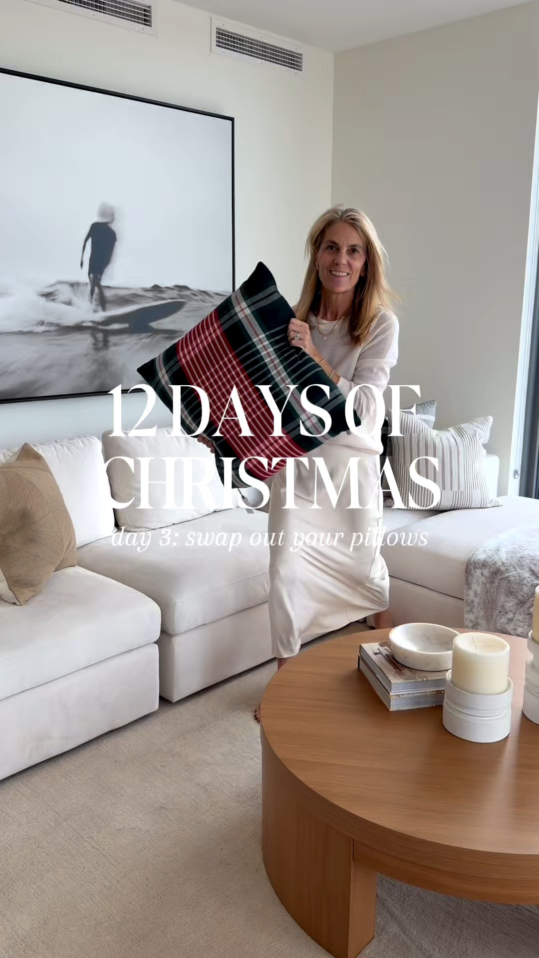 12 Days of Christmas: Day 3 – Let’s talk throw pillows. A super easy way to get your home holiday‑ready is to swap out your everyday pillows for something a little more festive and layered. Think deep greens, rich reds, plaids, and cozy textures to lean into that classic Ralph Lauren Christmas look that is everywhere this season.

All of these pillows are from Target, so you can get that timeless, high‑end vibe without the designer price tag. Mix patterns with solids, add in a little velvet, and suddenly your sofa feels like it’s dressed for a holiday party!

Comment “PILLOWS” and I’ll send all of the links to recreate this look directly to your inbox, or head to my LTK in my bio where everything is already linked. And don’t forget to like, save, and follow @taranelsondesigns for more home and lifestyle content all season long.

#LTKHoliday #LTKFindsUnder50 #LTKHome