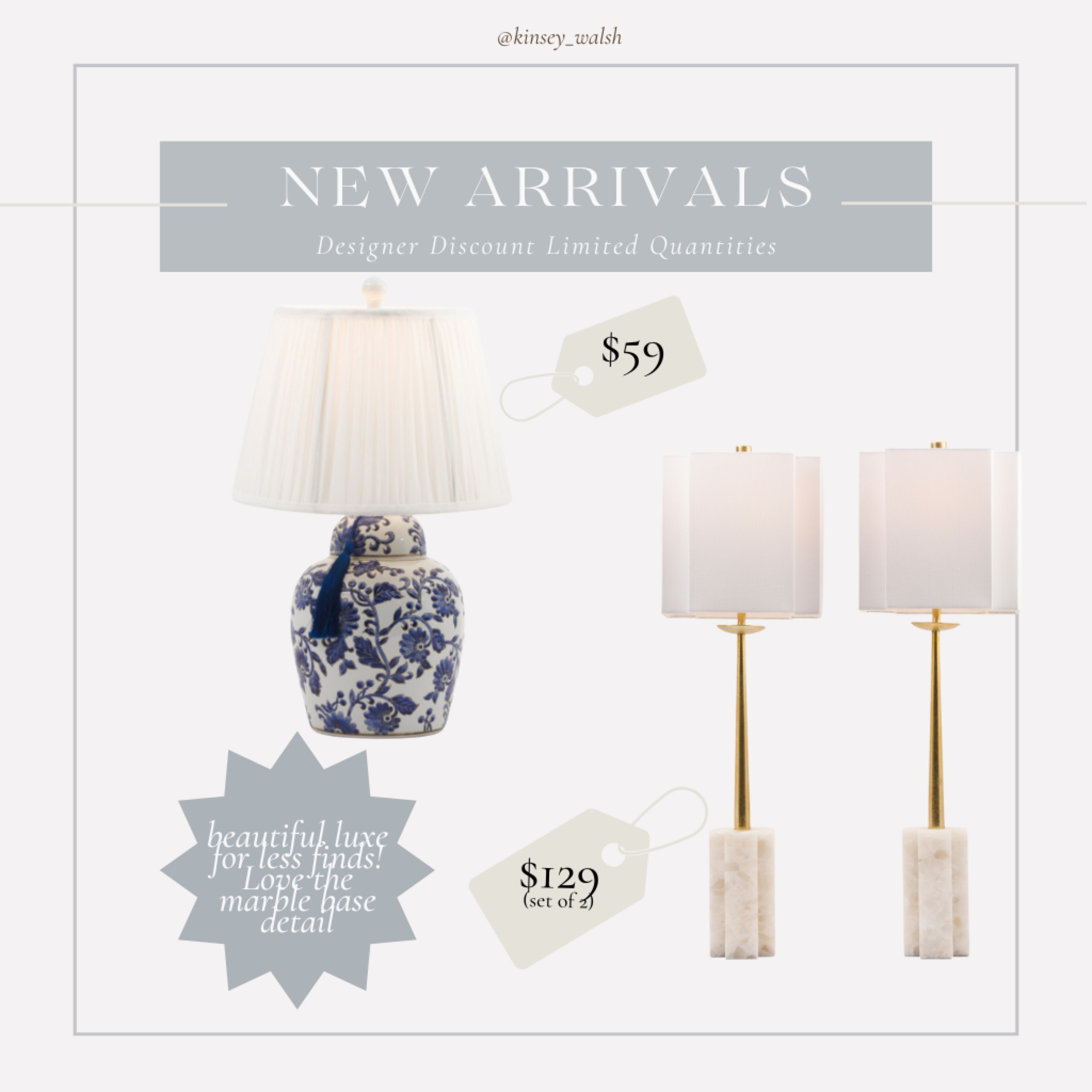 Affordable lamps designer look lamps blue white lamps marble base lamps on a budget 

#LTKHome #LTKSaleAlert #LTKFindsUnder100