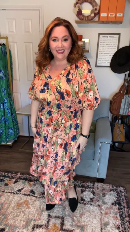 I love the Eloquii Elements collection for Walmart – such great design at an affordable price point. This floral is spring personified and I adore the tiered skirt. I’m wearing the 16 and it’s available in 2 prints. 

#LTKunder50 #LTKcurves #LTKSeasonal