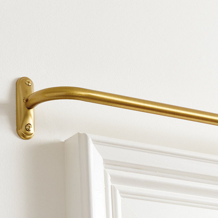 French Return Drapery Hardware Set For Curtain Rod Panels | Ballard Designs, Inc.