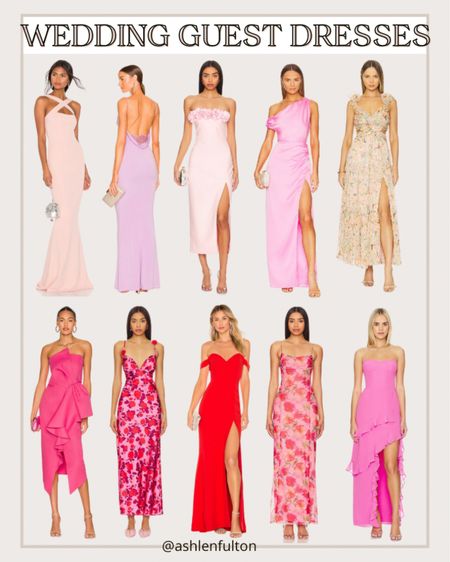 Formal wedding guest dresses,
Pink and red formal dresses, gala dresses, evening gowns, spring wedding guest dress 

#LTKwedding #LTKfindsunder100 #LTKstyletip